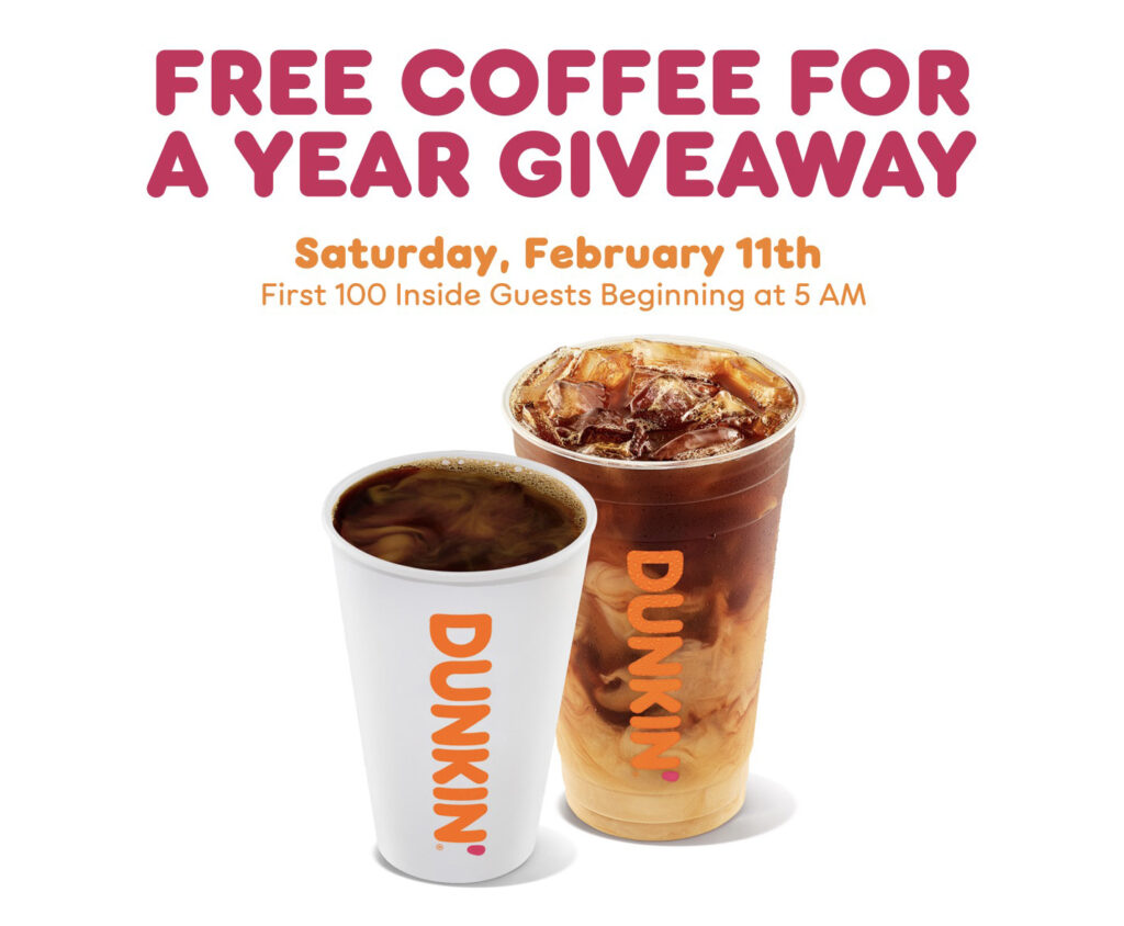 Free coffee giveaway